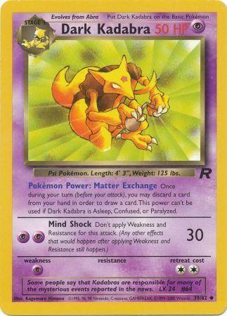 Dark Kadabra (39/82) [Team Rocket Unlimited]