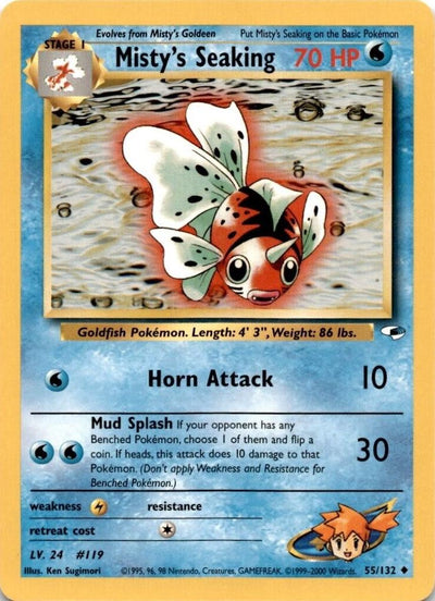 Misty's Seaking (55/132) [Gym Heroes Unlimited]