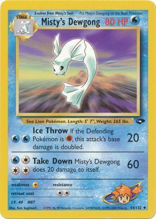 Misty's Dewgong (54/132) [Gym Challenge Unlimited]