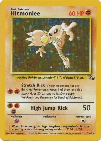 Hitmonlee (7/62) [Fossil Unlimited]
