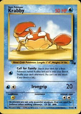 Krabby (51/62) [Fossil Unlimited]