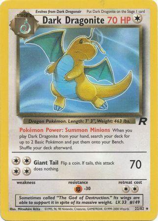 Dark Dragonite (22/82) [Team Rocket Unlimited]