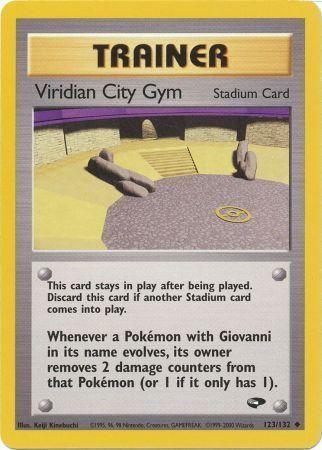 Viridian City Gym (123/132) [Gym Challenge Unlimited]