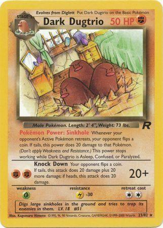Dark Dugtrio (23/82) [Team Rocket Unlimited]