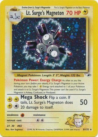 Lt. Surge's Magneton (8/132) [Gym Heroes Unlimited]
