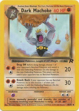 Dark Machoke (40/82) [Team Rocket Unlimited]