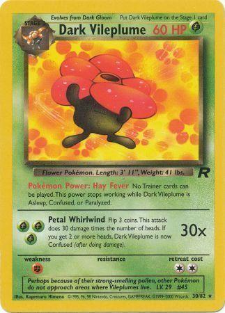 Dark Vileplume (30/82) [Team Rocket Unlimited]
