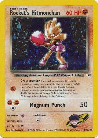 Rocket's Hitmonchan (11/132) [Gym Heroes Unlimited]