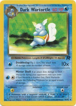 Dark Wartortle (46/82) [Team Rocket Unlimited]