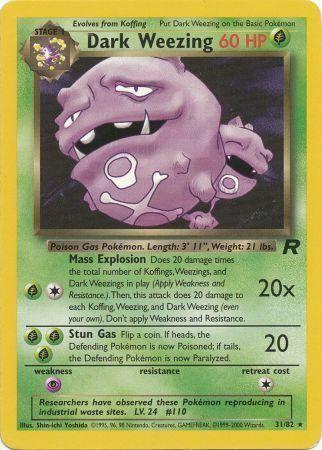 Dark Weezing (31/82) [Team Rocket Unlimited]