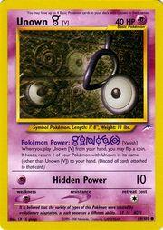 Unown [V] (89/105) [Neo Destiny Unlimited]