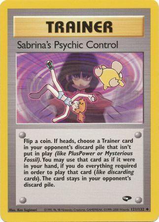 Sabrina's Psychic Control (121/132) [Gym Challenge Unlimited]