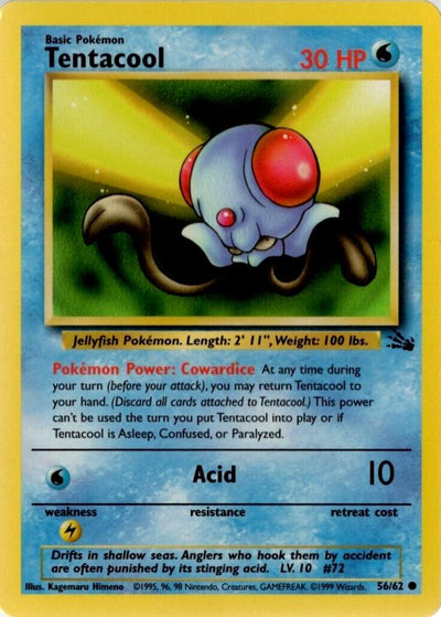 Tentacool (56/62) [Fossil Unlimited]