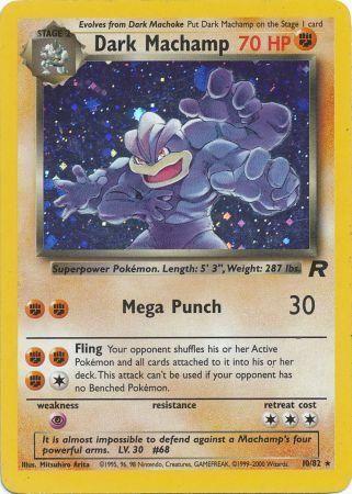 Dark Machamp (10/82) [Team Rocket Unlimited]