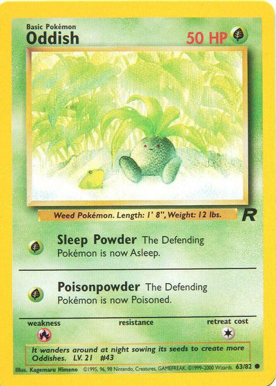 Oddish (63/82) [Team Rocket Unlimited]