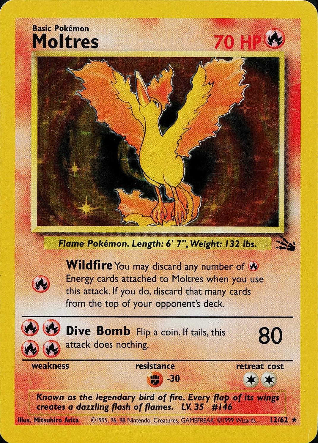 Moltres (12/62) [Fossil Unlimited]
