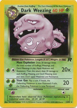 Dark Weezing (14/82) [Team Rocket Unlimited]