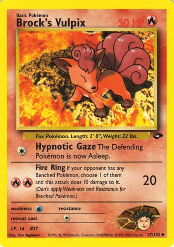 Brock's Vulpix (37/132) [Gym Challenge Unlimited]