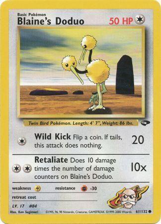 Blaine's Doduo (61/132) [Gym Challenge Unlimited]
