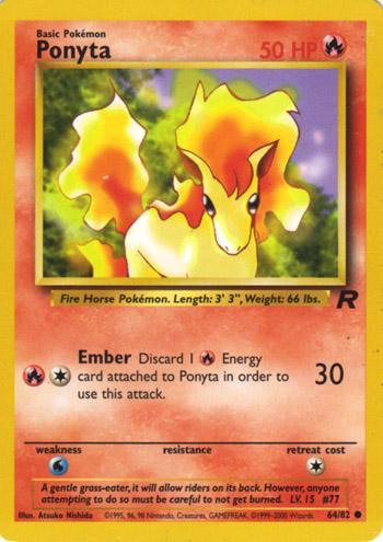 Ponyta (64/82) [Team Rocket Unlimited]