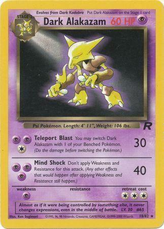 Dark Alakazam (18/82) [Team Rocket Unlimited]