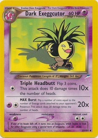Dark Exeggutor (33/105) [Neo Destiny Unlimited]