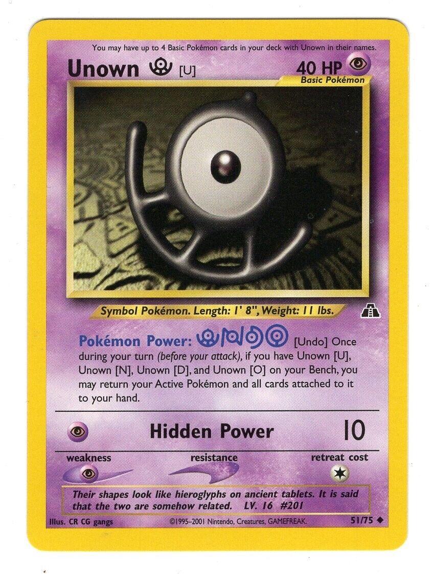 Unown [U] (51/75) [Neo Discovery Unlimited]