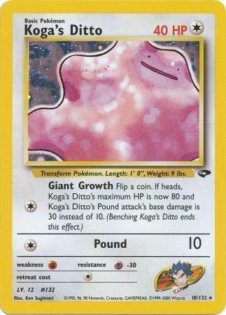 Koga's Ditto (10/132) [Gym Challenge Unlimited]