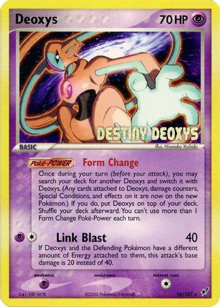 Deoxys (16/107) (Movie Promo) [EX: Deoxys]