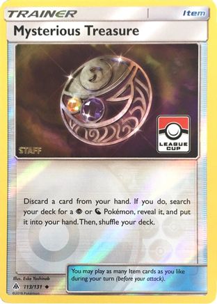 Mysterious Treasure (113/131) (League Promo Staff) [Sun & Moon: Forbidden Light]