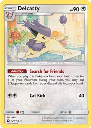 Delcatty (121/168) (Theme Deck Exclusive) [Sun & Moon: Celestial Storm]