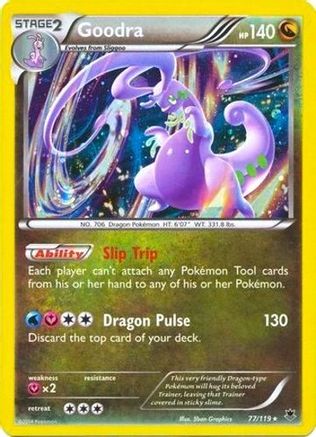 Goodra (77/119) (Cosmos Holo) (Blister Exclusive) [XY: Phantom Forces]