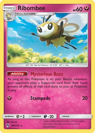 Ribombee (146/214) [Sun & Moon: Lost Thunder]