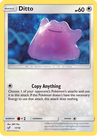 Ditto (17/18) [Sun & Moon: Detective Pikachu]