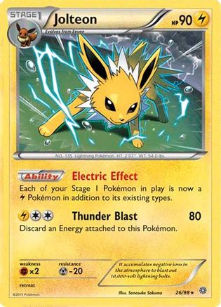 Jolteon (26/98) (Cosmos Holo) [XY: Ancient Origins]