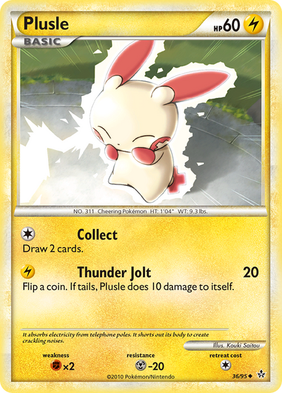 Plusle (36/95) [HeartGold & SoulSilver: Unleashed]