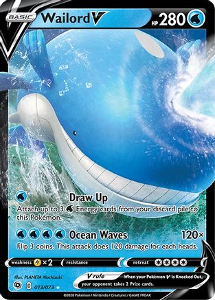 Wailord V (013/073) [Sword & Shield: Champion's Path]
