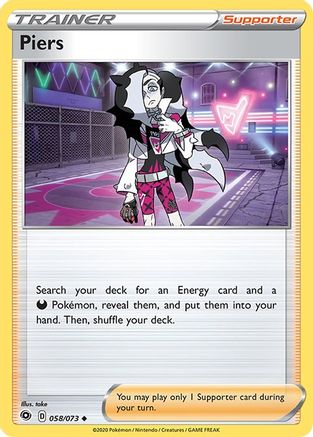 Piers (058/073) [Sword & Shield: Champion's Path]