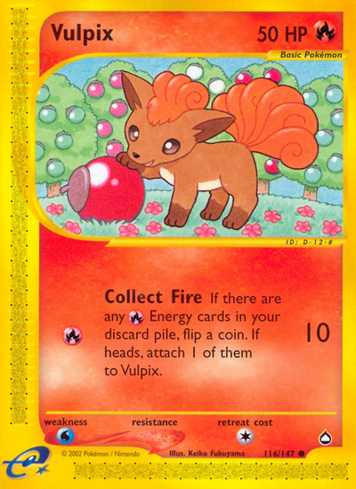 Vulpix (116/147) [Aquapolis]