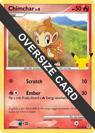 Chimchar (76/130) [First Partner Pack]