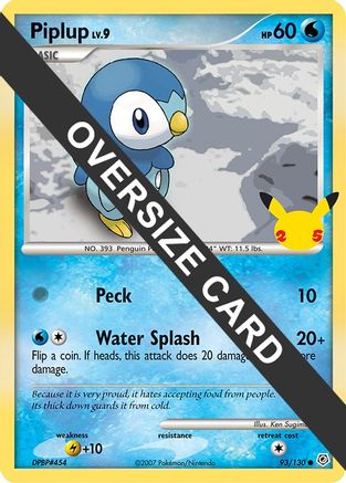 Piplup (93/130) [First Partner Pack]
