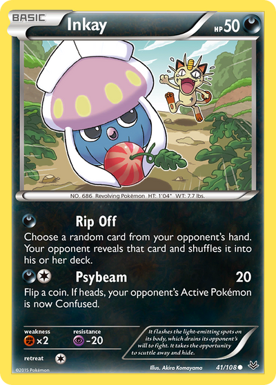 Inkay (41/108) [XY: Roaring Skies]