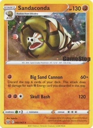 Sandaconda (082/163) (Gamestop Exclusive) [Sword & Shield: Battle Styles]