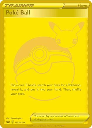 Poke Ball (SWSH146) (Celebrations) [Sword & Shield: Black Star Promos]