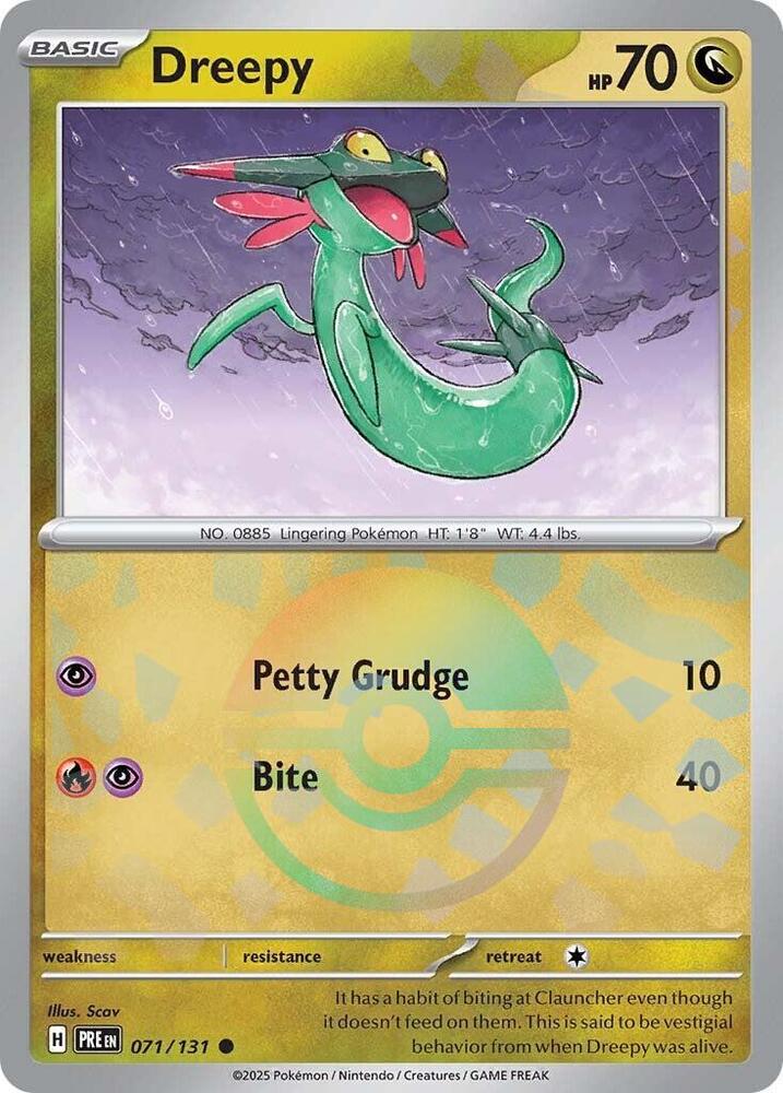 Dreepy (071/131) (Poke Ball Pattern) [Scarlet & Violet: Prismatic Evolutions]