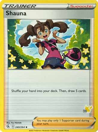 Shauna (240/264) (Pikachu Stamp #59) [Battle Academy 2022]
