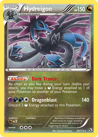 Hydreigon (99/113) [Black & White: Legendary Treasures]