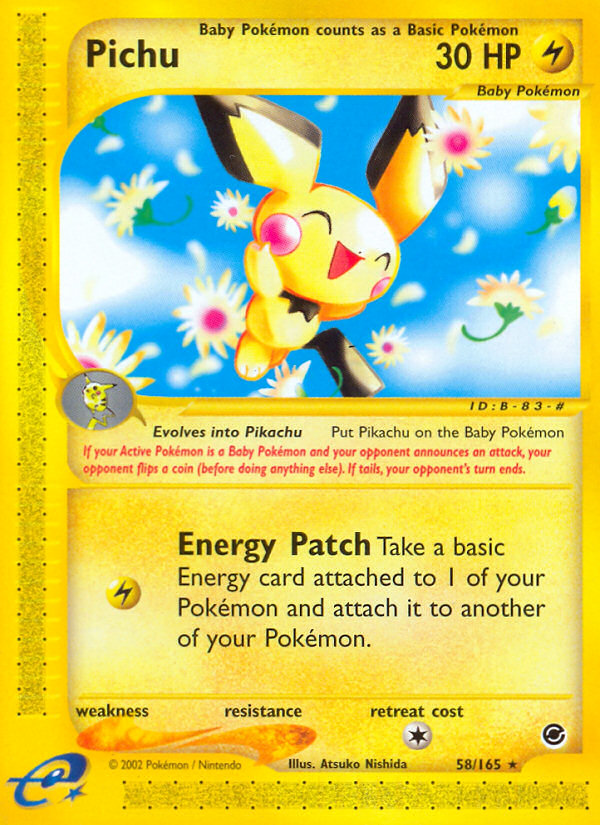 Pichu (58/165) [Expedition: Base Set]