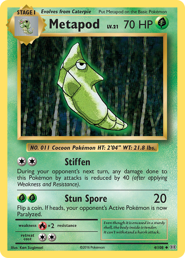 Metapod (4/108) [XY: Evolutions]