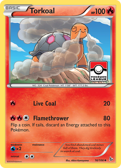 Torkoal (16/106) [XY: Flashfire]